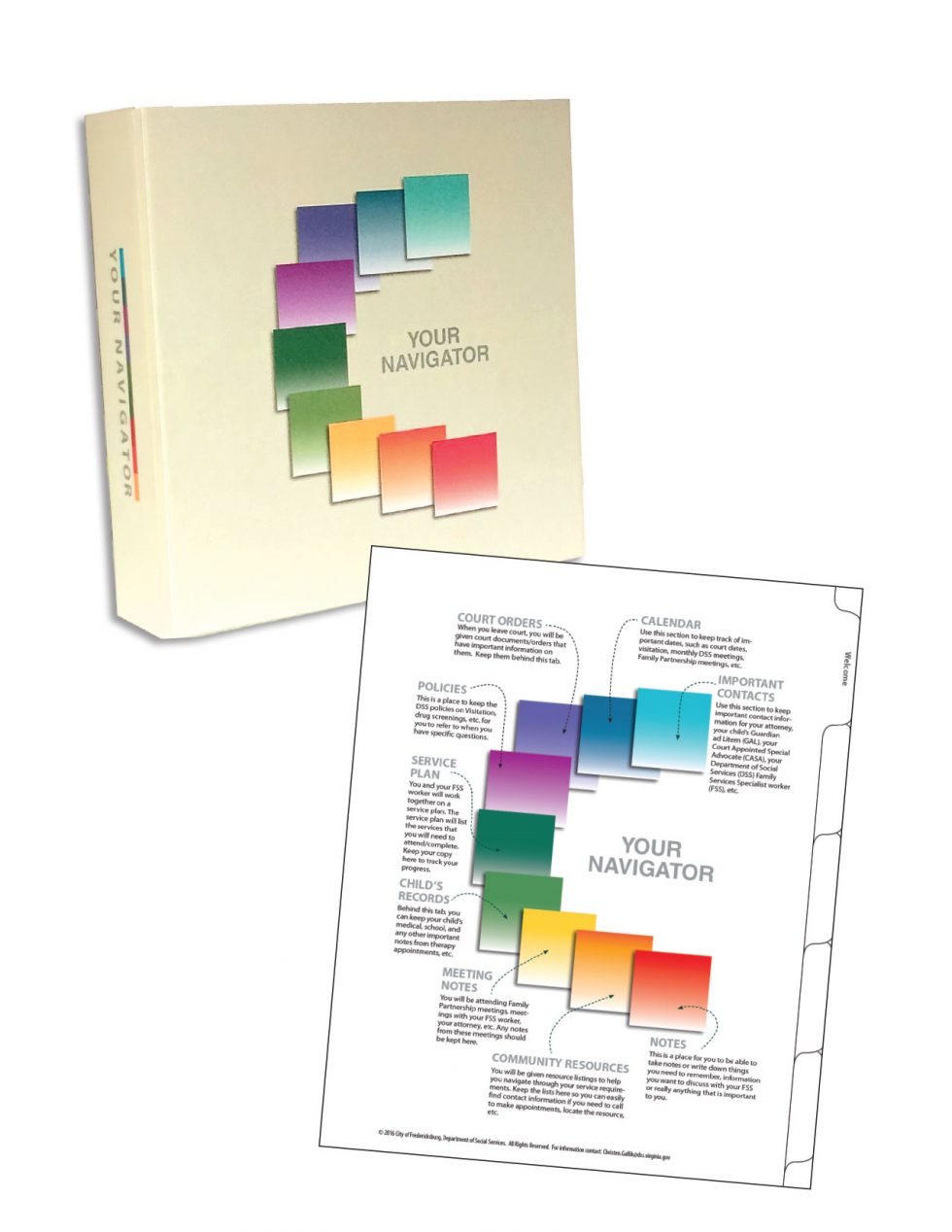 Community social services agency binder Spangler Erkert